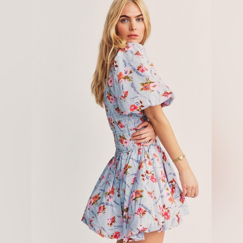 NWT LoveShackFancy Asa Dress LAVENDER MOON - SIZE XS - Picture 2 of 7